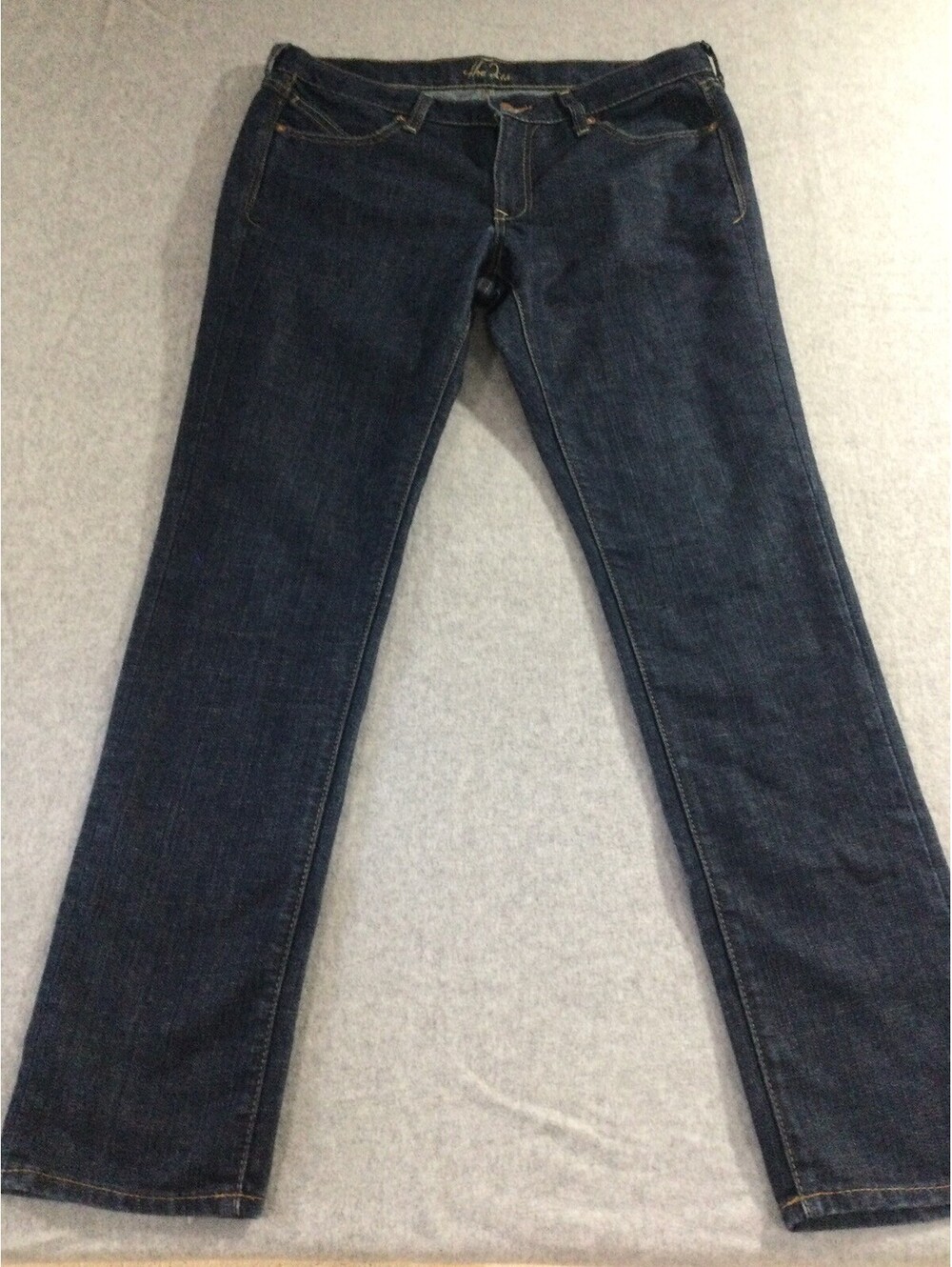 Old Navy Diva Skinny Jeans Womens Size 12 Long Low Rise Blue Dark Wash Denim